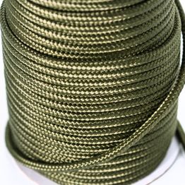 Polypropylene rope 7 mm x 60 m for magnet fishing, olive, not a climbing rope!