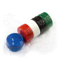 M-DISC-02, Disc magnets with plastic cover Ø 13,4 mm, 5 per set, various colours