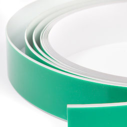 M-FERROTAPE, Metal band self-adhesive white, self-adhesive surface for magnets, width 35 mm