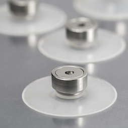 M-SN-06, Suction cup magnet Ø 50 mm extra-strong, with pot magnet with internal thread Ø 20 mm
