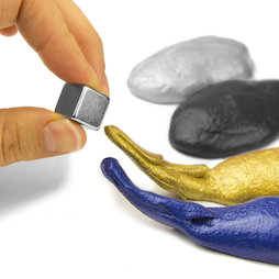 M-PUTTY-FERRO, Thinking Putty magnetic, ferromagnetic putty, different colours, magnet not included