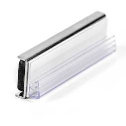SF-MGS-01, Gripper sign holder magnetic, with horizontal, flush gripper, made of plastic