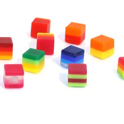 AG-02, Color Cube, deco magnets colour, made of acrylic glass
